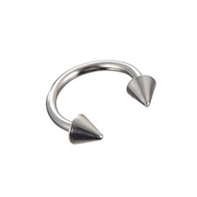 1piece Fashion stainless steel Horseshoe Fake Nose Ring C Clip BCR Septum Lip Piercing Falso Nose Rings Hoop For Women Men