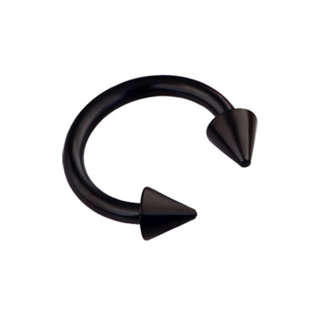 1piece Fashion stainless steel Horseshoe Fake Nose Ring C Clip BCR Septum Lip Piercing Falso Nose Rings Hoop For Women Men