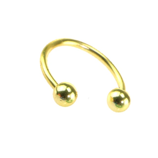 1piece Fashion stainless steel Horseshoe Fake Nose Ring C Clip BCR Septum Lip Piercing Falso Nose Rings Hoop For Women Men