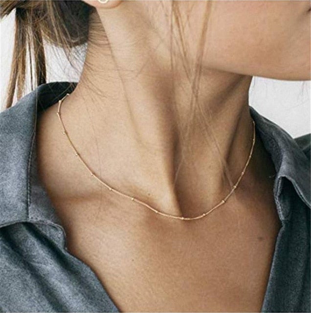 LETAPI Bohemian Cute Butterfly Choker Necklace for Women Street Style Statement Necklace Gold Color Letter Necklace Jewelry