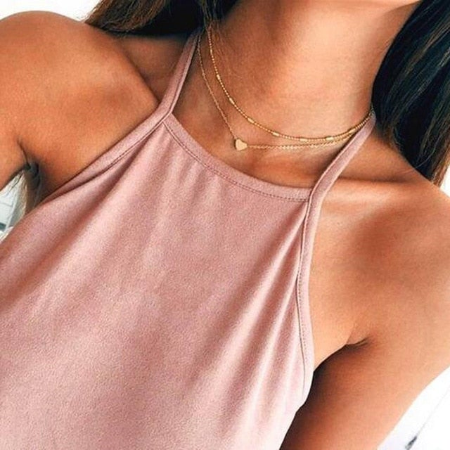 LETAPI Bohemian Cute Butterfly Choker Necklace for Women Street Style Statement Necklace Gold Color Letter Necklace Jewelry