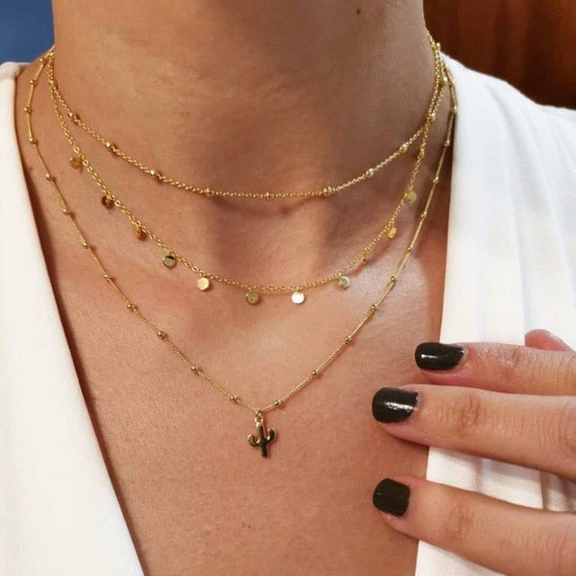 LETAPI Bohemian Cute Butterfly Choker Necklace for Women Street Style Statement Necklace Gold Color Letter Necklace Jewelry