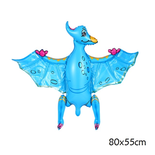 1pc Large 4D Dinosaur Foil Balloons Green Dinosaur Standing Dragon Birthday Party Decorations Kids Supplies Boy Toys Air Globos