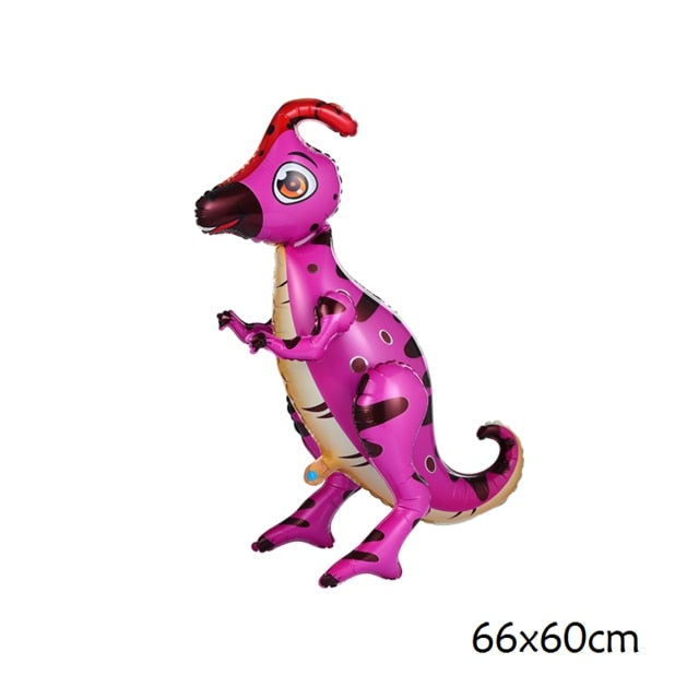 1pc Large 4D Dinosaur Foil Balloons Green Dinosaur Standing Dragon Birthday Party Decorations Kids Supplies Boy Toys Air Globos