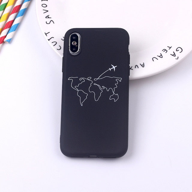 Black Sexy Art Rose Lover Harajuku Aesthetics Soft Silicone Candy Phone Case For iPhone 12 Mini 11 5S 8 8Plus X XS Max 7 7Plus