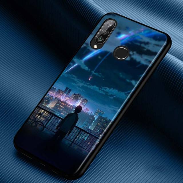 Art Pixel Aesthetic Silicone Phone Case for Huawei P30 P20 P40 Lite E Pro P Smart Z Plus 2019 P10 P9 Lite Black Cover