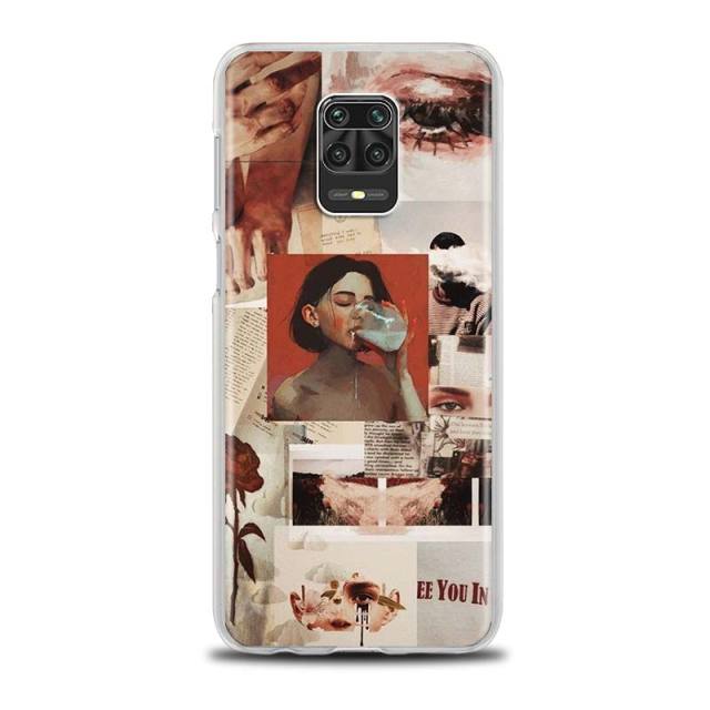 Phone Case for Xiaomi Redmi Note 9 Pro 8 8T 9S 7 7A 8A 9A 9C K20 K30 Pro Hard PC Housing Cover Aesthetic Art