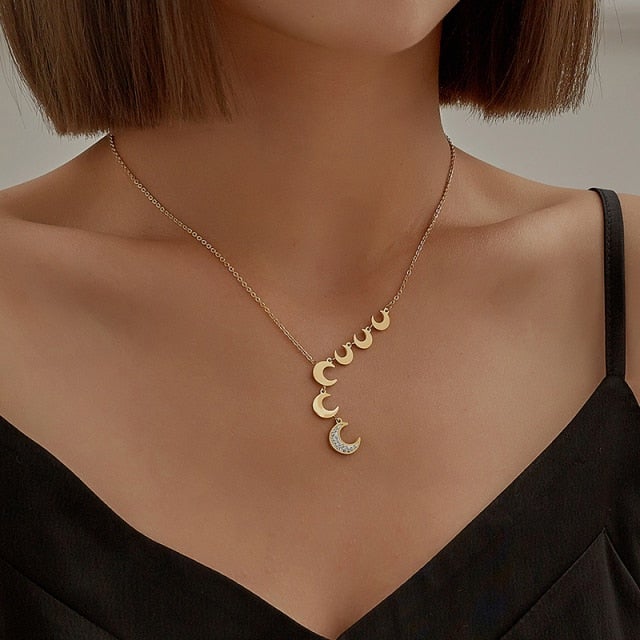 Butterfly Choker For Women Adjustable Gold Chain Charm Stainless Steel Necklace Kpop Delicate Pendant Necklace Bridal Jewelry