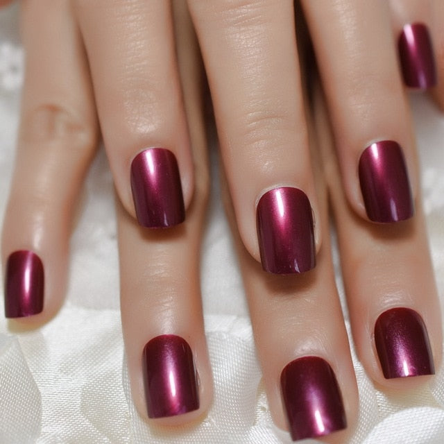Summer Short Natural Nude White French Nail Tips False Fake Nails UV Gel Press on Ultra Easy Wear for Home Office Wear