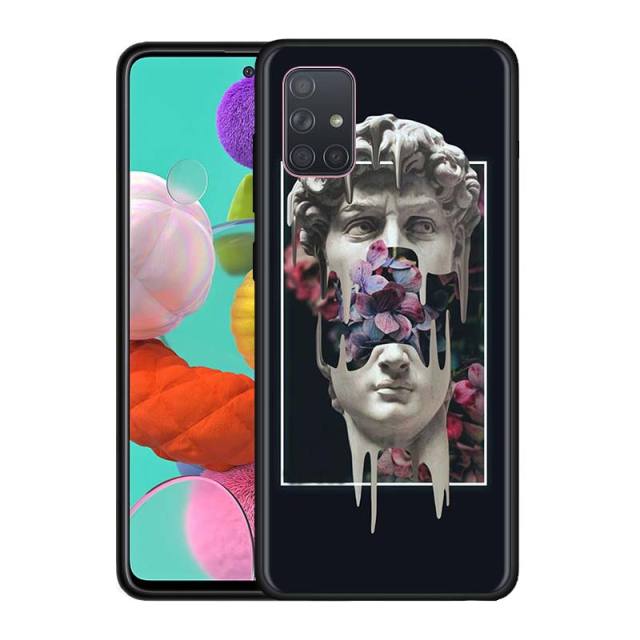 Aesthetic Statue Mona Lisa David  Case for Samsung Galaxy A51 A71 5G A01 A21 A31 A41 A91 A10 A10S A20 A30 A50 A40 A70 Cover