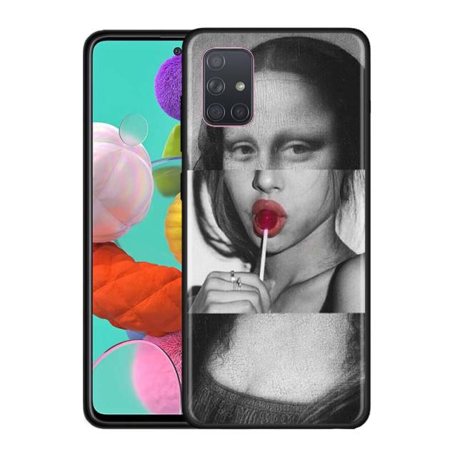 Aesthetic Statue Mona Lisa David  Case for Samsung Galaxy A51 A71 5G A01 A21 A31 A41 A91 A10 A10S A20 A30 A50 A40 A70 Cover