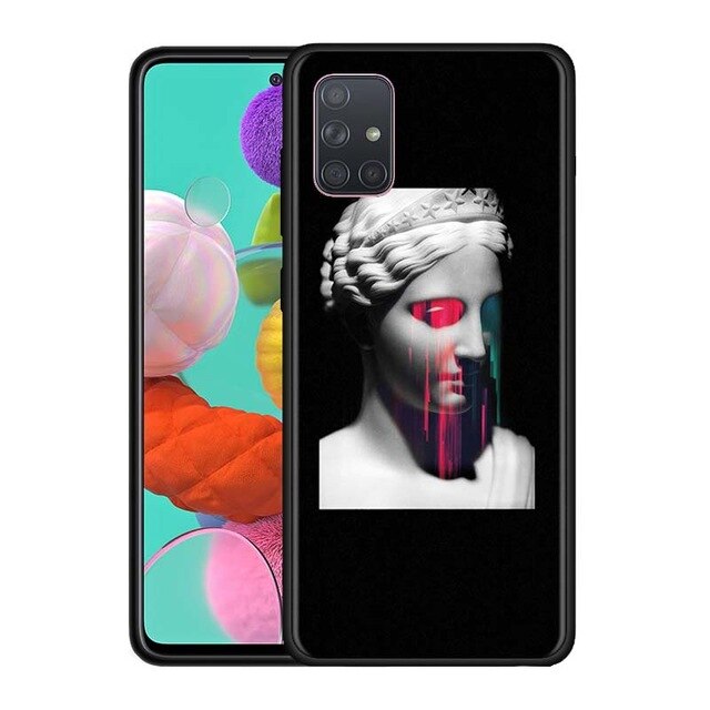 Aesthetic Statue Mona Lisa David  Case for Samsung Galaxy A51 A71 5G A01 A21 A31 A41 A91 A10 A10S A20 A30 A50 A40 A70 Cover