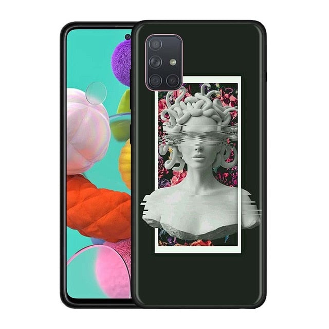 Aesthetic Statue Mona Lisa David  Case for Samsung Galaxy A51 A71 5G A01 A21 A31 A41 A91 A10 A10S A20 A30 A50 A40 A70 Cover