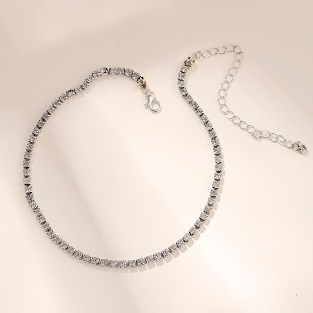Lost Lady Butterfly Cross Cherry Heart Pendants Necklace for Women Rhinestone Crystal Chain Chokers Necklace Jewelry Wholesale