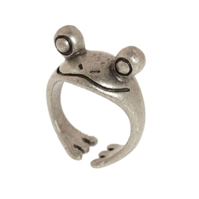 Women Men Rings Fashion Animals Flowers Wolf Lion Dragon Cat Bear Rings Vintage Punk Rings