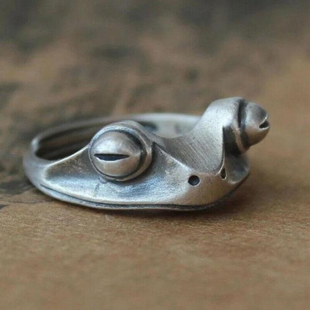 Women Men Rings Fashion Animals Flowers Wolf Lion Dragon Cat Bear Rings Vintage Punk Rings