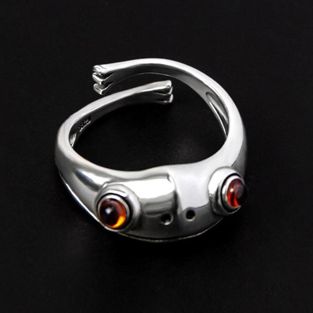 Women Men Rings Fashion Animals Flowers Wolf Lion Dragon Cat Bear Rings Vintage Punk Rings