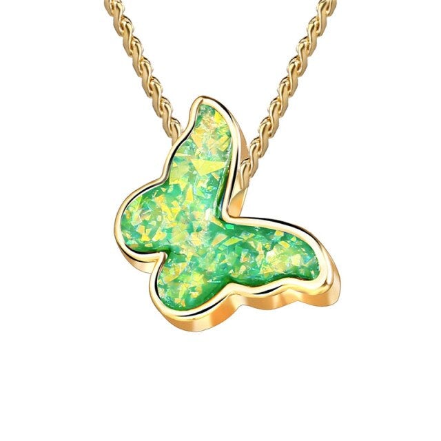 17KM Trendy Butterfly Star Pendant Necklace For Women Punk Gold Silver Color Choker Necklaces 2021 Collares Jewelry Gift