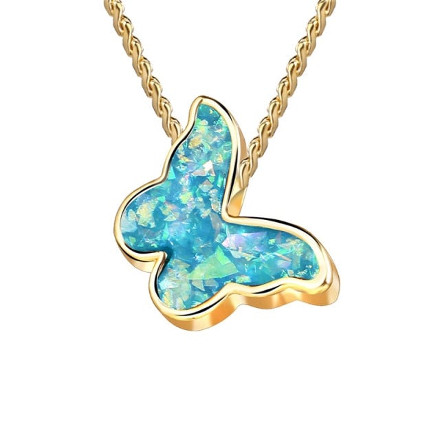 17KM Trendy Butterfly Star Pendant Necklace For Women Punk Gold Silver Color Choker Necklaces 2021 Collares Jewelry Gift