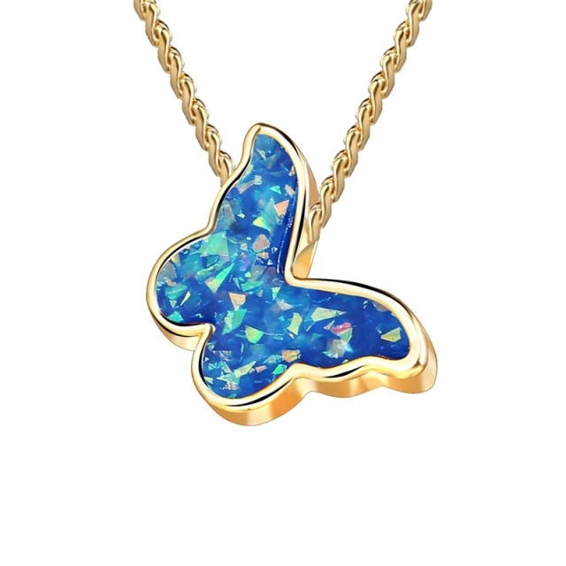 17KM Trendy Butterfly Star Pendant Necklace For Women Punk Gold Silver Color Choker Necklaces 2021 Collares Jewelry Gift