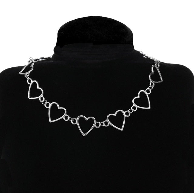 Gold Silver Color Chain Butterfly Chain Pendant Choker Necklace Women Statement Collare Bohemia Beach Jewelry Gift Collier Cheap