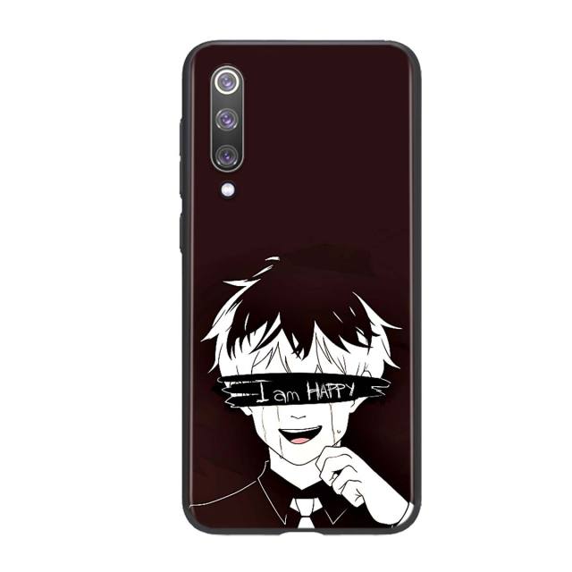 Sad Anime Aesthetic Senpai For Xiaomi Mi 11 10T Note 10 Poco X3 NFC M2 X2 F2 C3 M3 Play Mix 3 A2 8 Lite Pro Phone Case