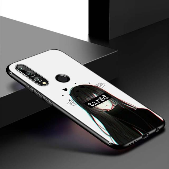 Silicone Cover Sad Anime Aesthetic Senpai For Honor 10i 9X 8X MAX 20 10 9 Lite 8 8A Prime 7A Pro Lite Phone Case