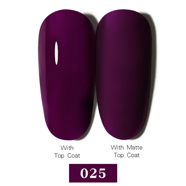 LEMOOC Nail Gel Polish Spring Summer Color Varnishes Glitter Sequins Soak Off Semi Permanant UV LED Nail Art Hybrid Lacquers