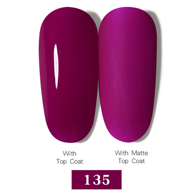 LEMOOC Nail Gel Polish Spring Summer Color Varnishes Glitter Sequins Soak Off Semi Permanant UV LED Nail Art Hybrid Lacquers