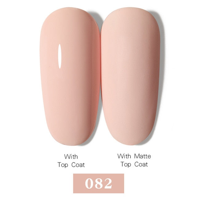 LEMOOC Nail Gel Polish Spring Summer Color Varnishes Glitter Sequins Soak Off Semi Permanant UV LED Nail Art Hybrid Lacquers