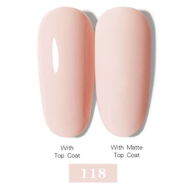 LEMOOC Nail Gel Polish Spring Summer Color Varnishes Glitter Sequins Soak Off Semi Permanant UV LED Nail Art Hybrid Lacquers