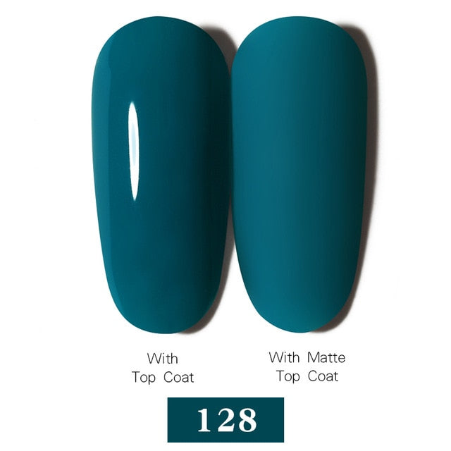 LEMOOC Nail Gel Polish Spring Summer Color Varnishes Glitter Sequins Soak Off Semi Permanant UV LED Nail Art Hybrid Lacquers