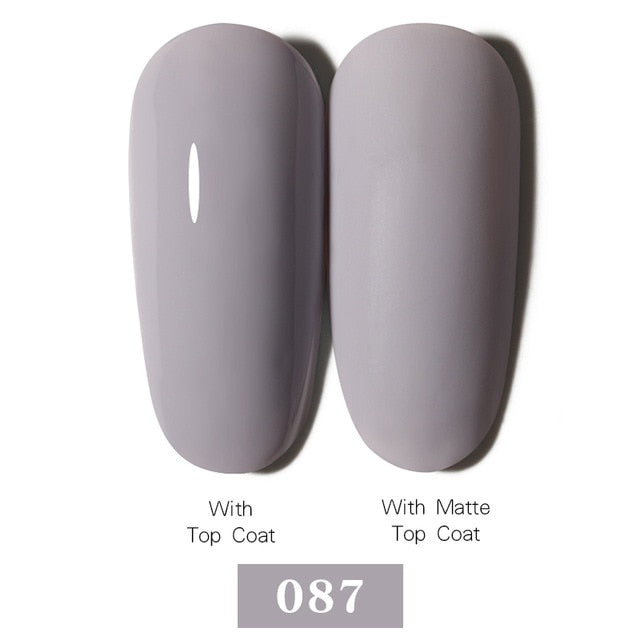 LEMOOC Nail Gel Polish Spring Summer Color Varnishes Glitter Sequins Soak Off Semi Permanant UV LED Nail Art Hybrid Lacquers
