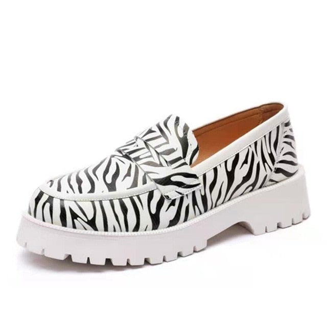 AIYUQI Spring Shoes Female British Style 2021 New Thick-soled College Style Casual Loafers Genuine Leather Fashion Shoes Girls