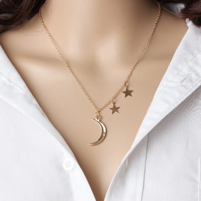 New Bohemian Multilayer Cross Gold Pendant Necklaces For Women Punk Choker Necklaces 2021 Trend Fashion Words Jewelry Party Gift