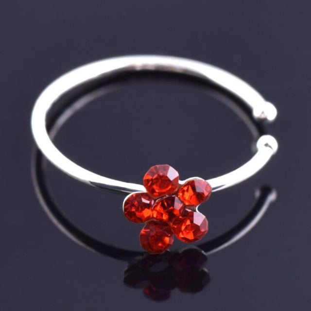 1pcs 2020 New Fake Nose Ring Stud New Nose Clip Medical Stainless Steel Hot Sale Nasal Septum False Nose Ring Piercing Jewelry