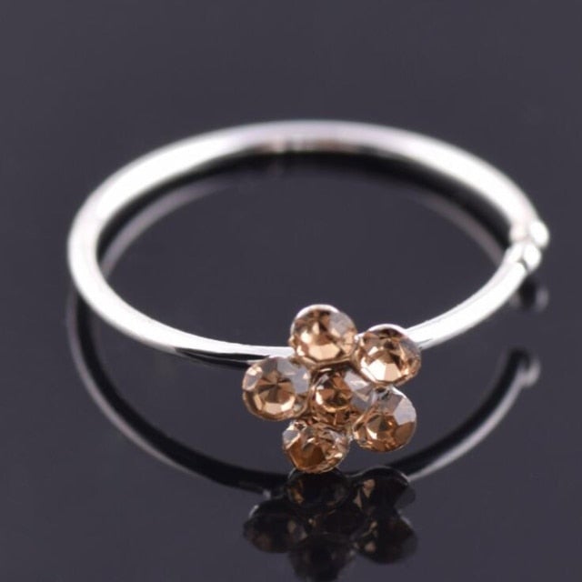 1pcs 2020 New Fake Nose Ring Stud New Nose Clip Medical Stainless Steel Hot Sale Nasal Septum False Nose Ring Piercing Jewelry