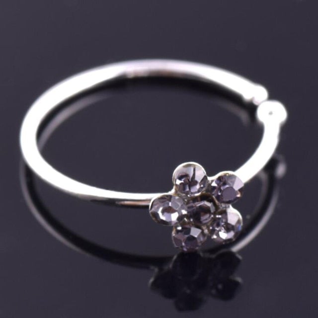 1pcs 2020 New Fake Nose Ring Stud New Nose Clip Medical Stainless Steel Hot Sale Nasal Septum False Nose Ring Piercing Jewelry