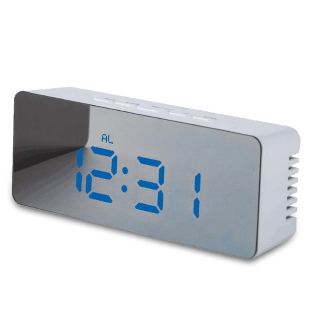 Digital Alarm Clock LED Screen Alarm Clocks for Kids Bedroom Temperature Snooze Function Desk Table Clock Home Decor LED Clock