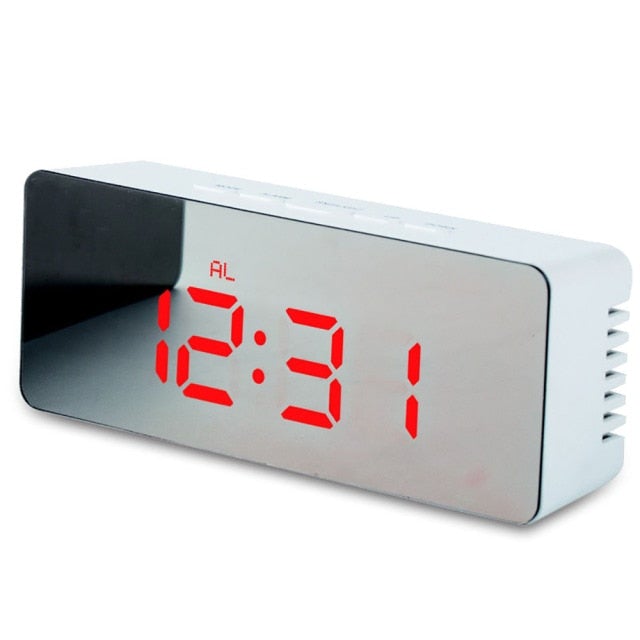 Digital Alarm Clock LED Screen Alarm Clocks for Kids Bedroom Temperature Snooze Function Desk Table Clock Home Decor LED Clock