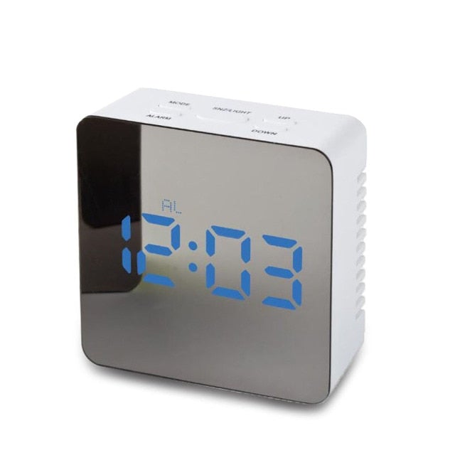Digital Alarm Clock LED Screen Alarm Clocks for Kids Bedroom Temperature Snooze Function Desk Table Clock Home Decor LED Clock