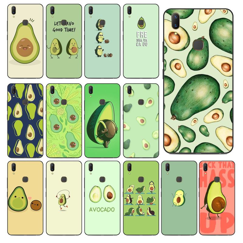 Avocado Aesthetic Cute Back Cover Phone Case For VIVO Y31 Y53 Y55 Y66 Y67 Y71 Y75 Vivo Y79 Y81 Y81S Y81I cases Coque Shell