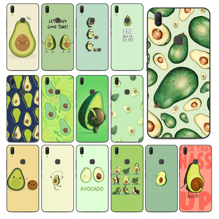 Avocado Aesthetic Cute Back Cover Phone Case For VIVO Y31 Y53 Y55 Y66 Y67 Y71 Y75 Vivo Y79 Y81 Y81S Y81I cases Coque Shell
