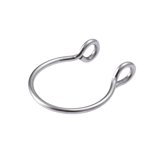 1-5pcs U Shaped Fake Nose Ring Septum Piercing Lip Rings Set Hoop Gold Stud Stainless Steel Horseshoe Body Jewelry for Women 20G