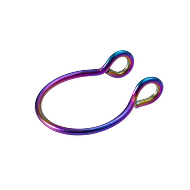 1-5pcs U Shaped Fake Nose Ring Septum Piercing Lip Rings Set Hoop Gold Stud Stainless Steel Horseshoe Body Jewelry for Women 20G