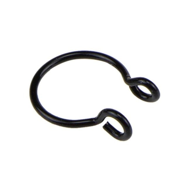 1pcs U Shaped Fake Nose Ring Hoop Septum Rings Stainless Steel Nose Piercing Fake Piercing Oreja Pircing Jewelry