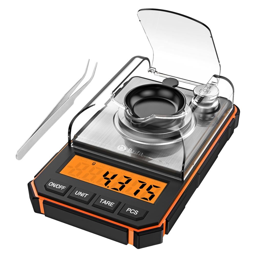0.001g Electronic Digital Scale Portable Mini Scale Precise Professional Pocket Scale Milligram 50g Calibration Weights Tweezer