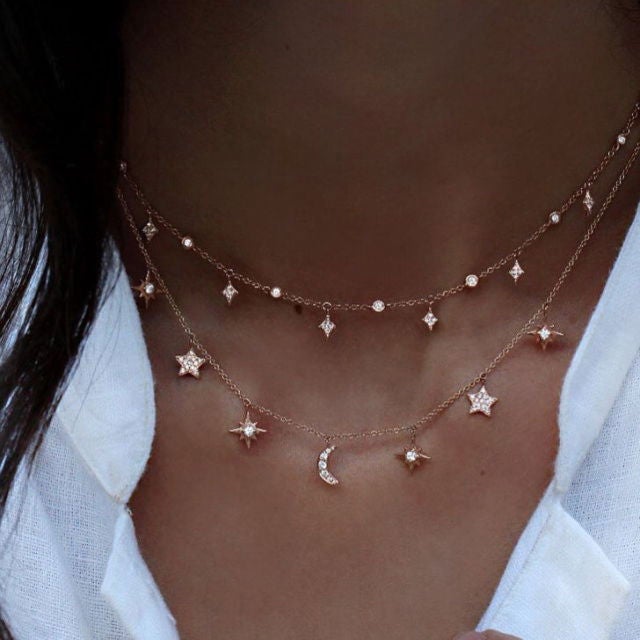 Harajuku Punk Style Butterfly Choker Necklace Jewelry Women Collares Gothic Hip Hop Link Chain Necklace Collares Mujer  Jewlery
