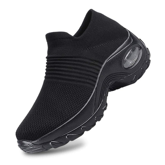 Running Sneakers Fashion Breathable Mesh Casual Shoes Platform Sneakers Men Platform Slip-On Sneakers Walking  zapatillas mujer