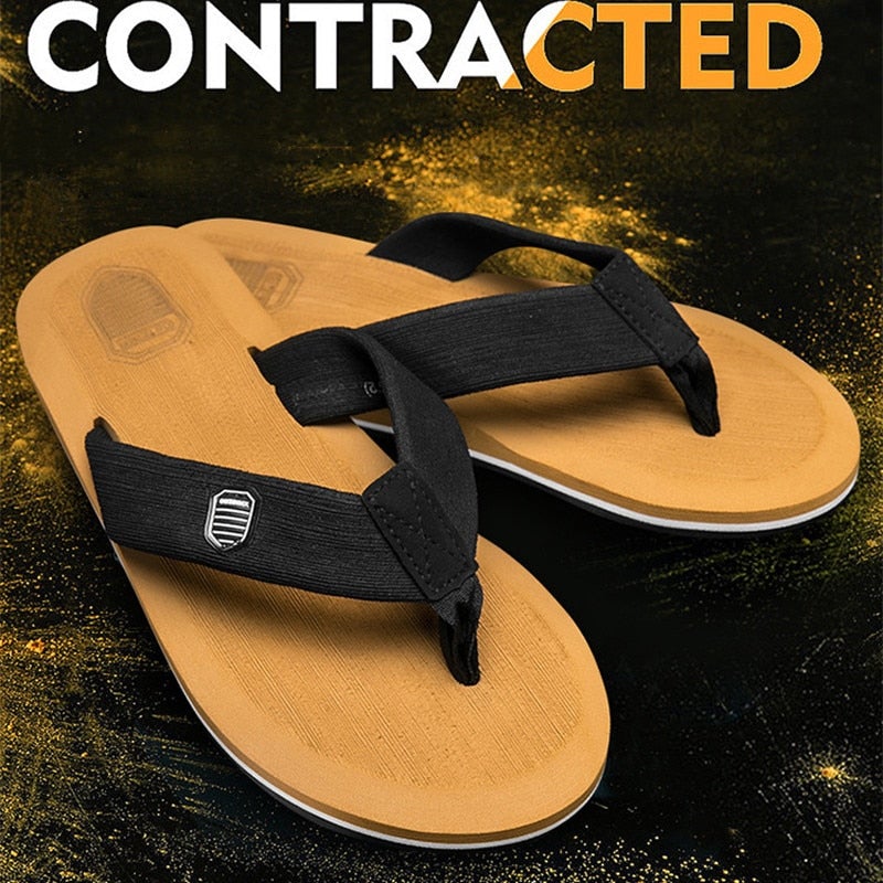 Men Shoes New Arrival Summer Men Flip Flops High Quality Beach Sandals Anti-Slip Zapatos Hombre Casual  Wholesale Men Slippers